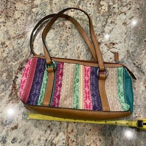 FOSSIL Signature Small Jacquard Purse Bag handbag